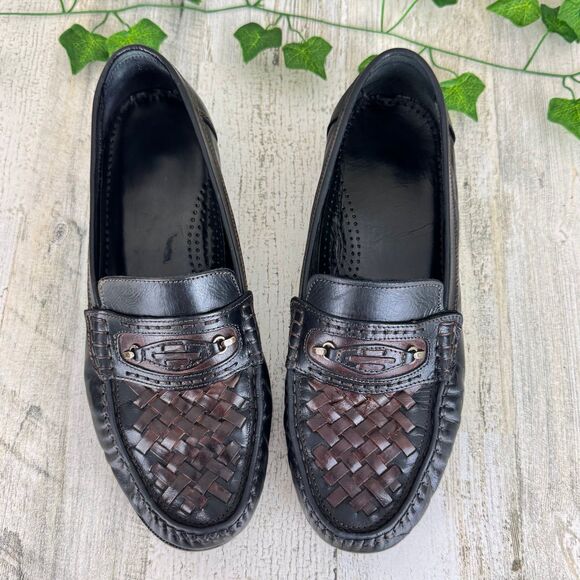 Men\'s Italian Casual Loafer Slip On woven with tassel size 43 main image 6